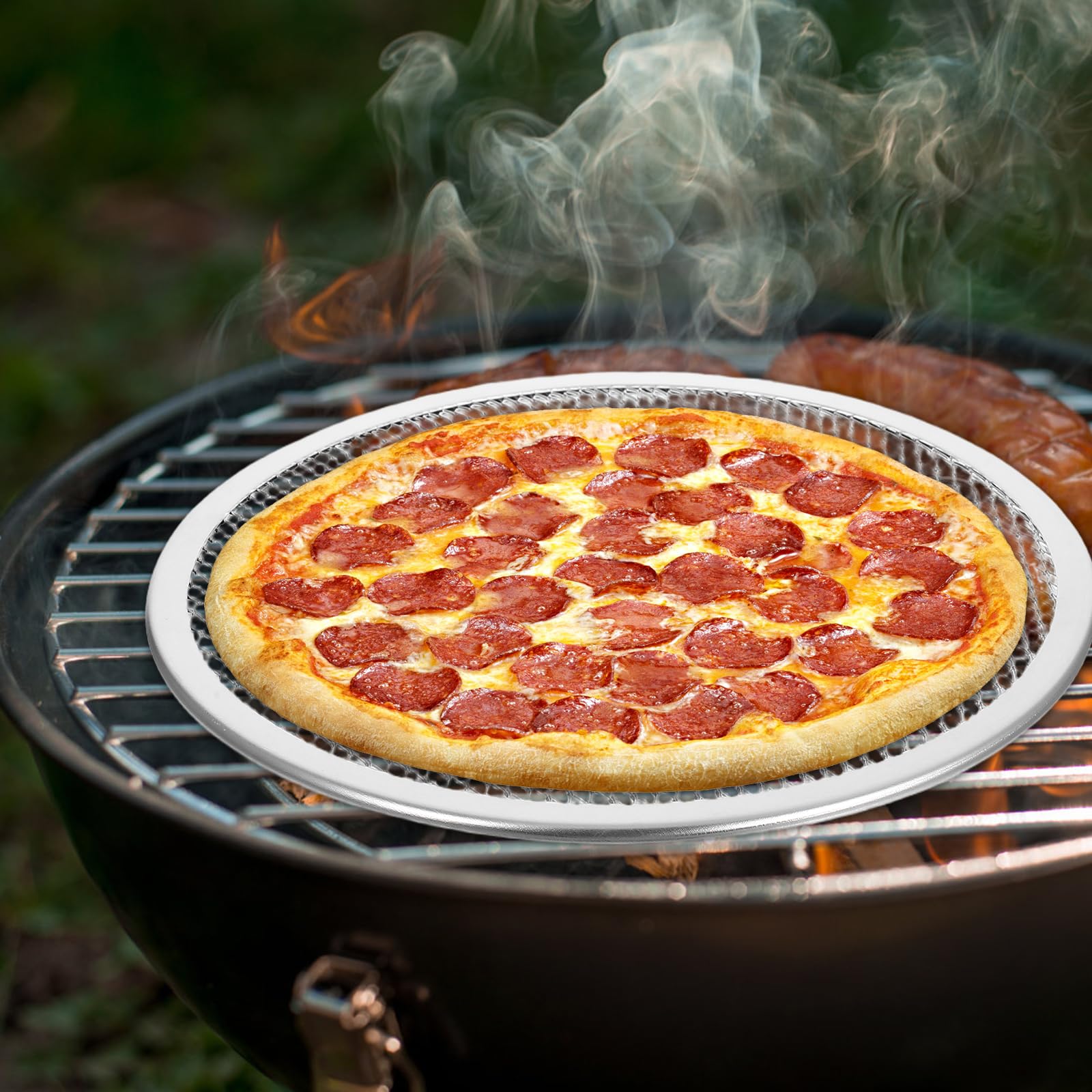 Amazon.co.jp: DECHOUS ピザスクリーン ピザパン ピザ焼網 11インチ