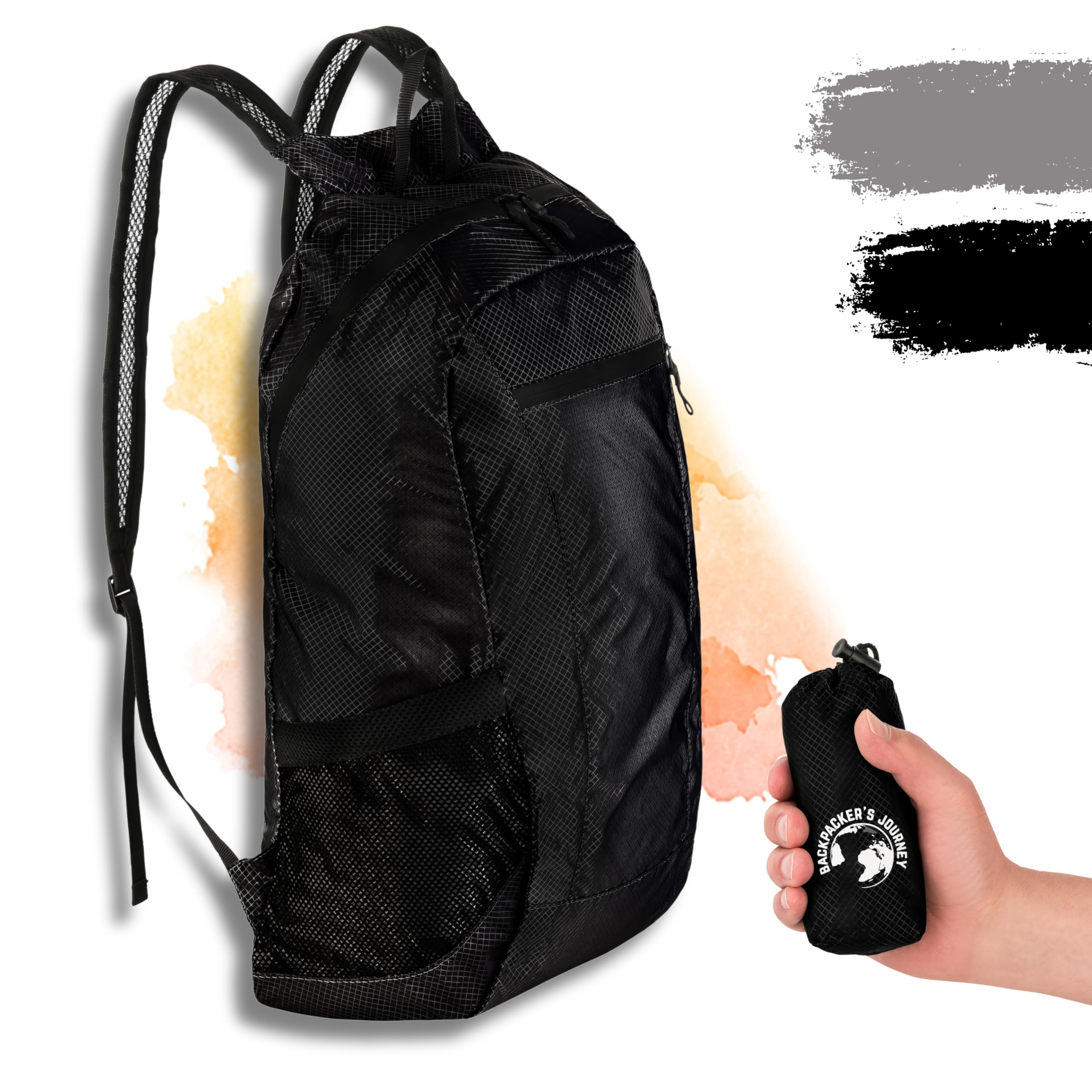 Backpacker's Journey Foldable backpack ultra-light and super small pack size