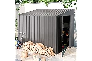 AECOJOY 6' x 8' Outdoor Storage Shed