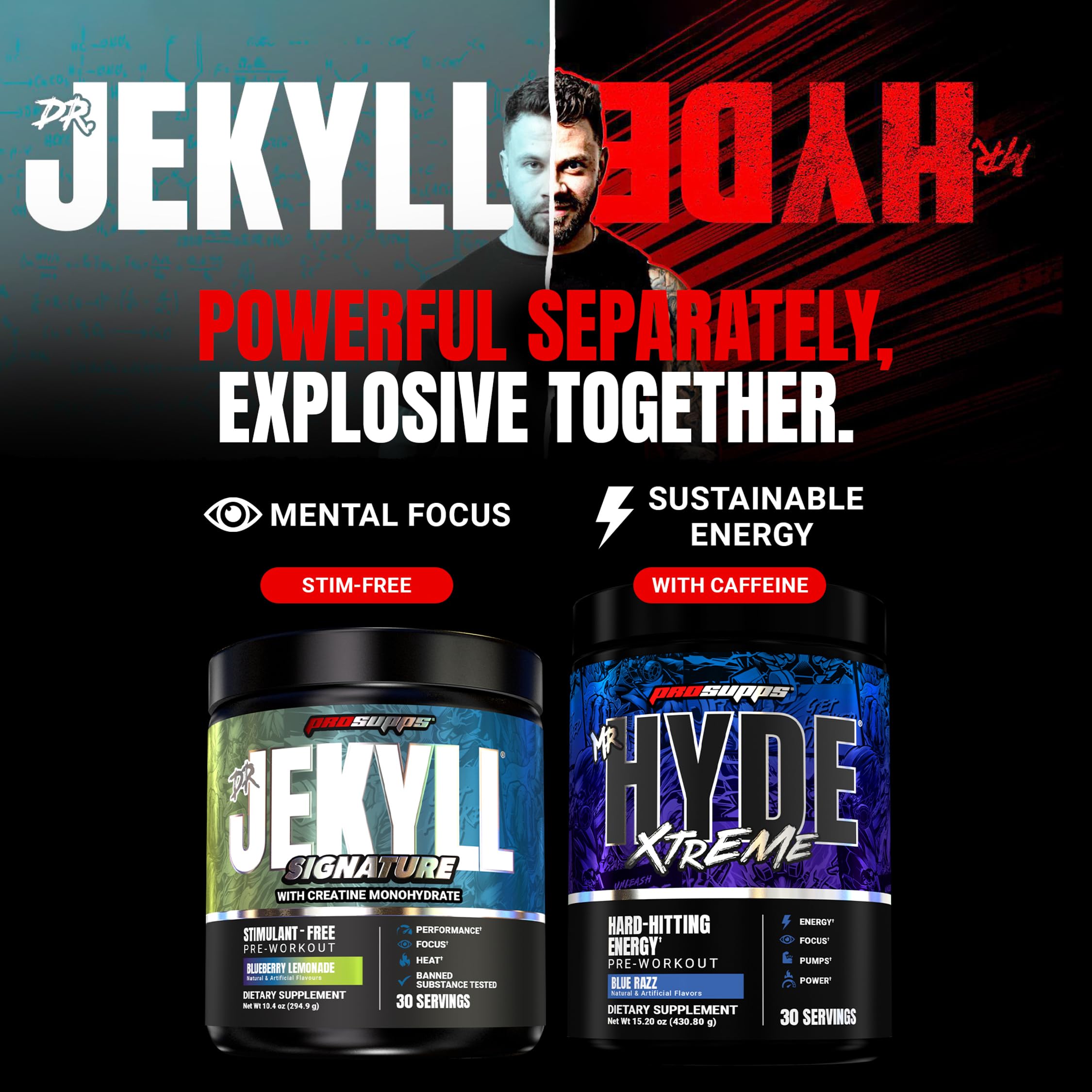 ProSupps Mr. Hyde Xtreme Pre Workout Powder with Creatine, Blue Razz — Amazon image 6