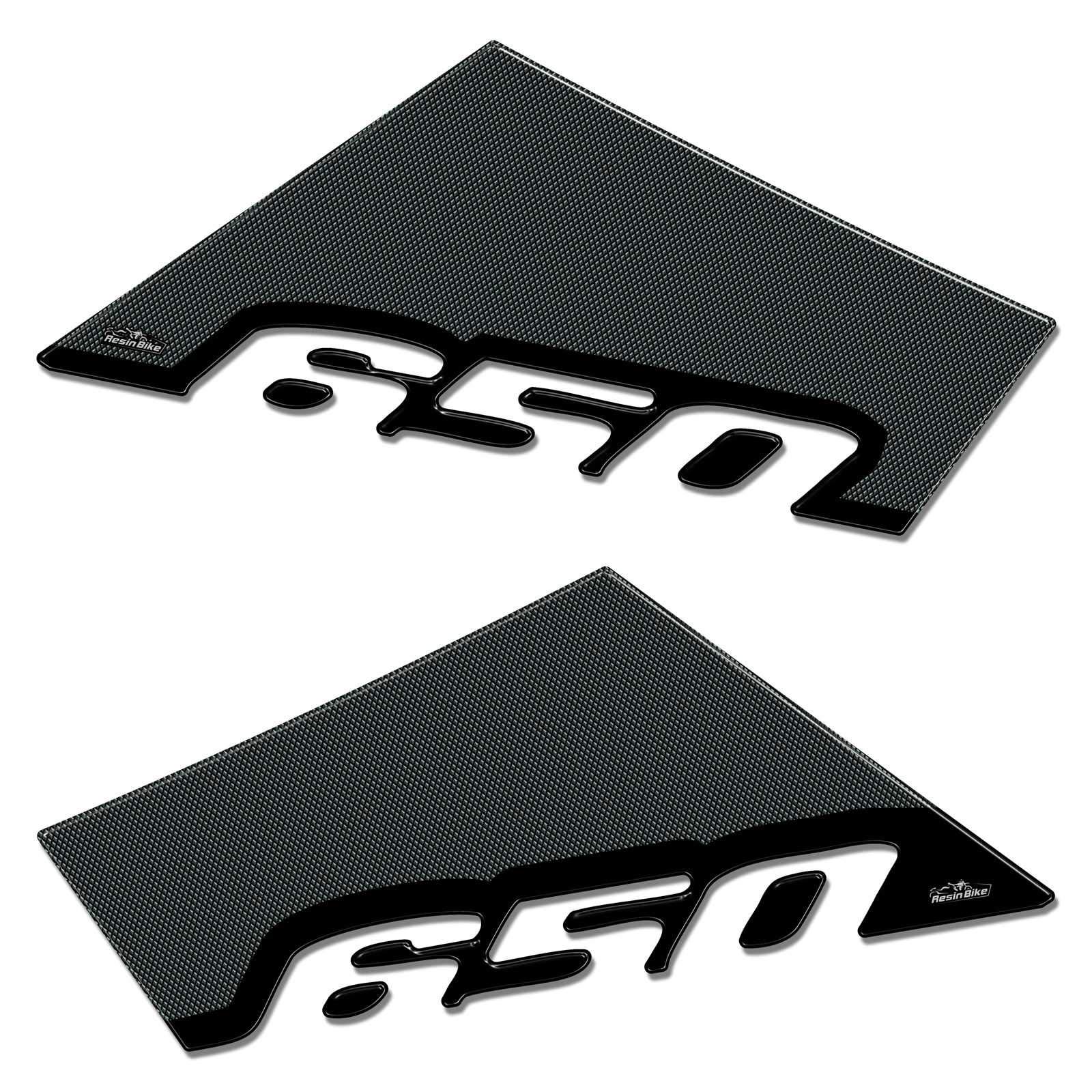Resin Bike Motorcycle 3D Stickers Compatible with Suzuki V-Strom 650 XT ABS 2017-2021. Side Protections from Bumps and Scratches. Motorcycle Pair of Resin Stickers – Made in Italy