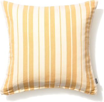 Francfranc Franc Stripe Cushion Cover 45x45cm Yellow C-157