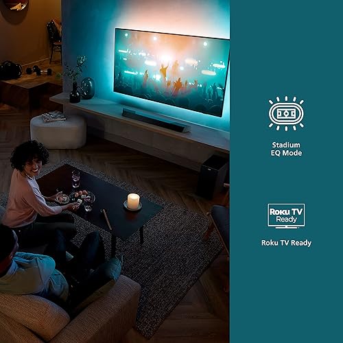 Miniatura 12 de PHILIPS Barra de sonido B5109 para TV, sonido de 2.0 canales, DTS Virtual: X, Dolby Digital Plus, audio BT LE, efectos de ecualización, modo