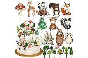 Woodland Animal Cake Toppers: Enchant Your Celebrations with Forest Charm
