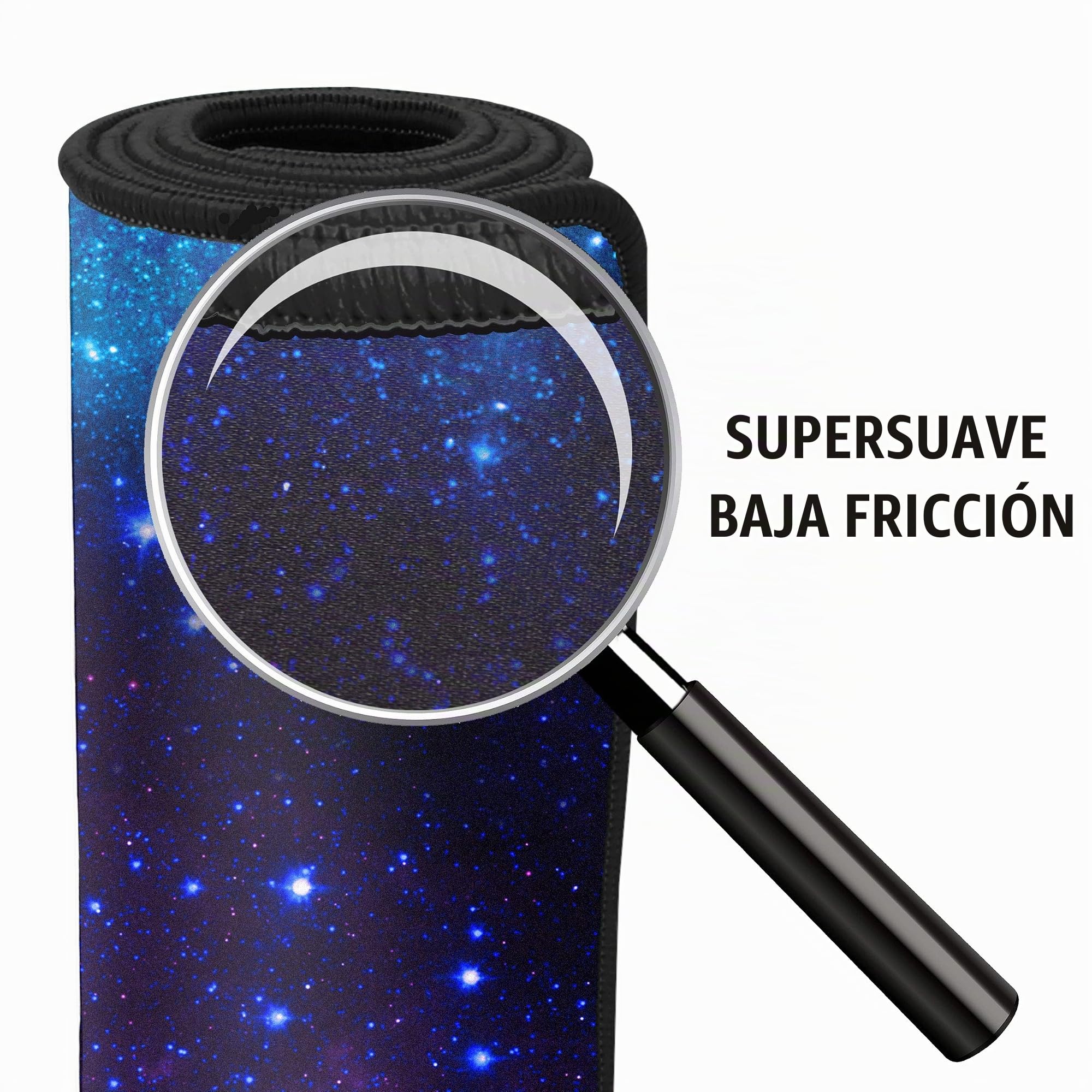 Enhance Alfombrilla de ratón extendida para Juegos, Alfombrilla de ratón XL, Accesorios de Escritorio, Costuras antideshilachado y Superficie de Seguimiento de Baja fricción, Respaldo Antideslizante