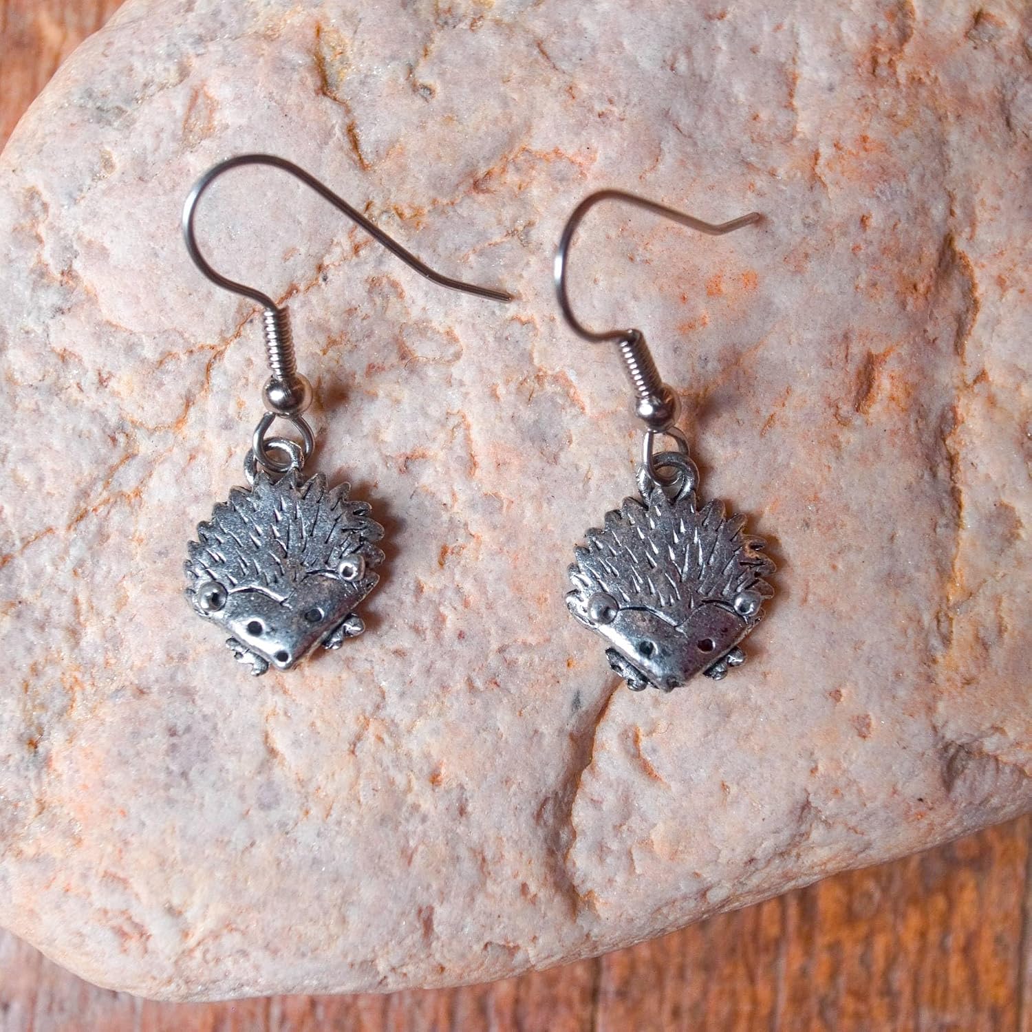 Small Pet Earrings – Guinea Pig Earrings for Women – Handcrafted – Made in the USA – Chinchilla Dangles – Hedgehog Gifts