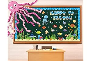 93 Pcs Bulletin Boards Sets for Classrooms: Under the Sea Fun for All!