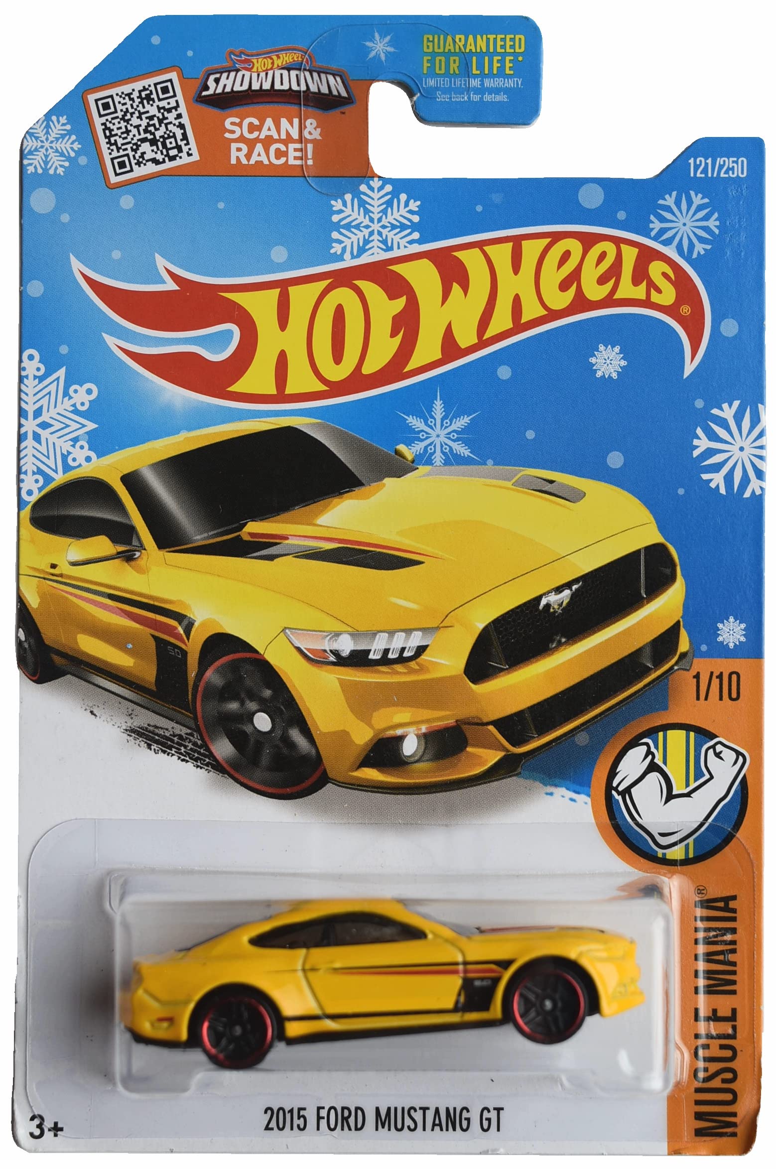 Amazon.com: Hot Wheels 2015 Ford Mustang GT, Muscle Mania 1/10