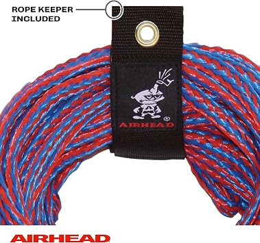 Airhead Water Ski Rope with Rubber Handle, 1 Section, 75-Feet