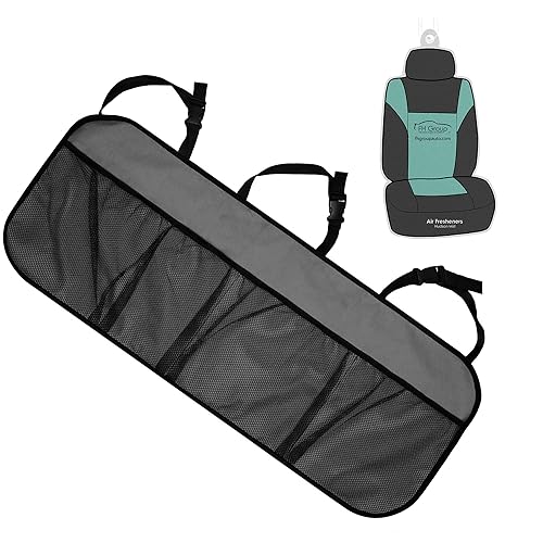 Miniatura 18 de FH GROUP FH-FB036115 fundas para asientos a rayas, púrpura/negro - Para la mayoría de los autos, camiones, SUV o van, Color, Beige/Negro