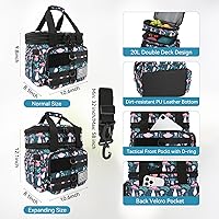 Vista 7 de Tactical Lunch Bag for Men and Women – Large Insulated, Leakproof, Waterproof Cooler with Dual Compartments and Unique Mushroom Design