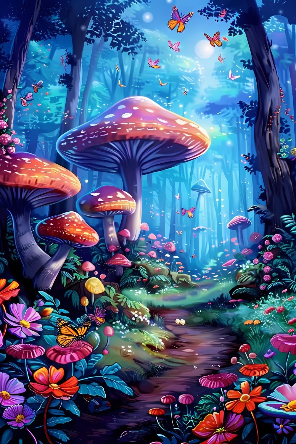 ダイヤモンドアートクラブ『Mushroom Forest』 Yuletide Enchanted