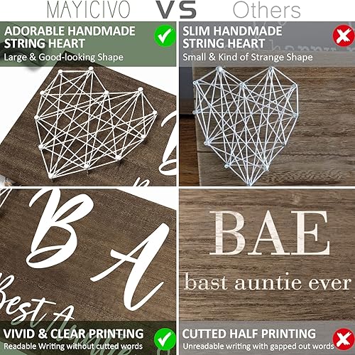 Miniatura 7 de Regalos para tía, regalos de Navidad para tía de sobrina, sobrino, tía, marco de fotos para la mejor tía del mundo, regalos de Navidad, regalos de