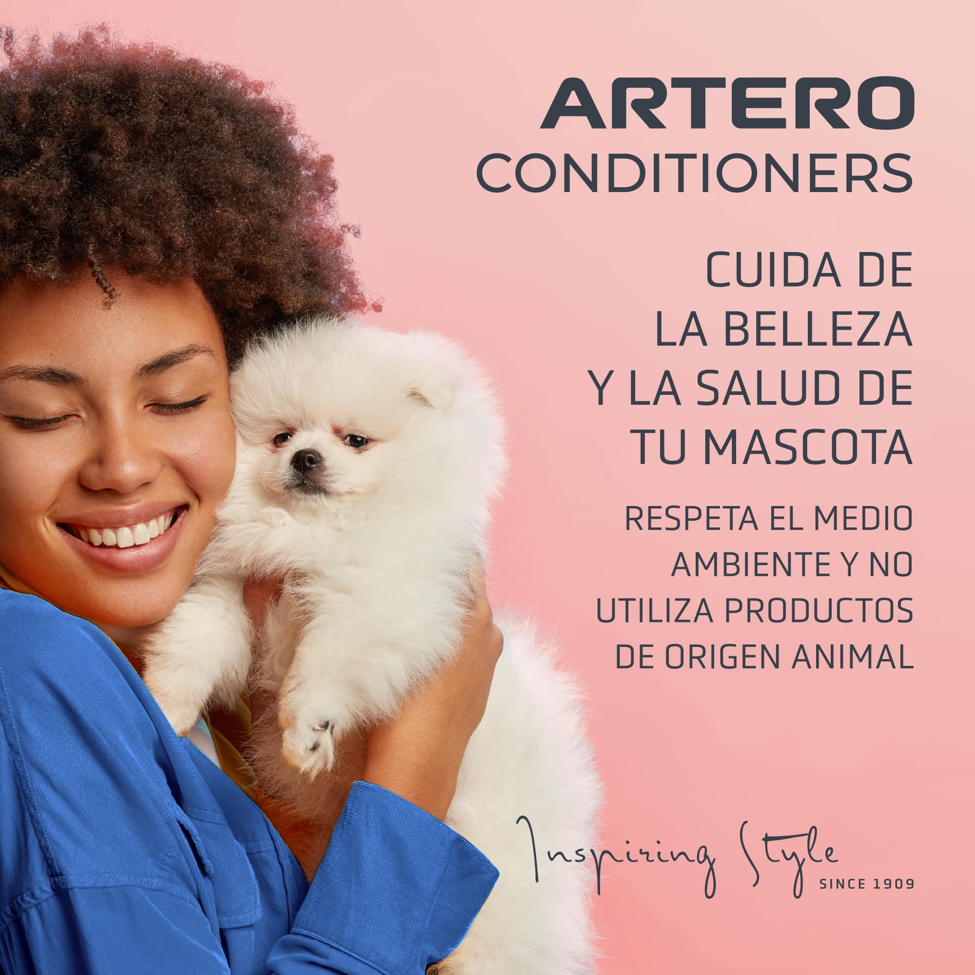 Artero Matt-X. Acondicionador Desenredante para Perros y Gatos – Spray Profesional Antinudos – Suaviza, Acondiciona y Elimina la Estática – Pelo Suave y Brillante – 300ml