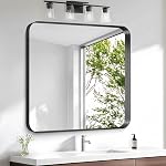 CILIBER Frameless Mirror, 24x48 inch Bathroom Mirrors for Wall, Upgraded Shatterproof Vanity Mirror Over Sink with Polished Edge for Bathroom,Bedroom,Living Room and Entryway