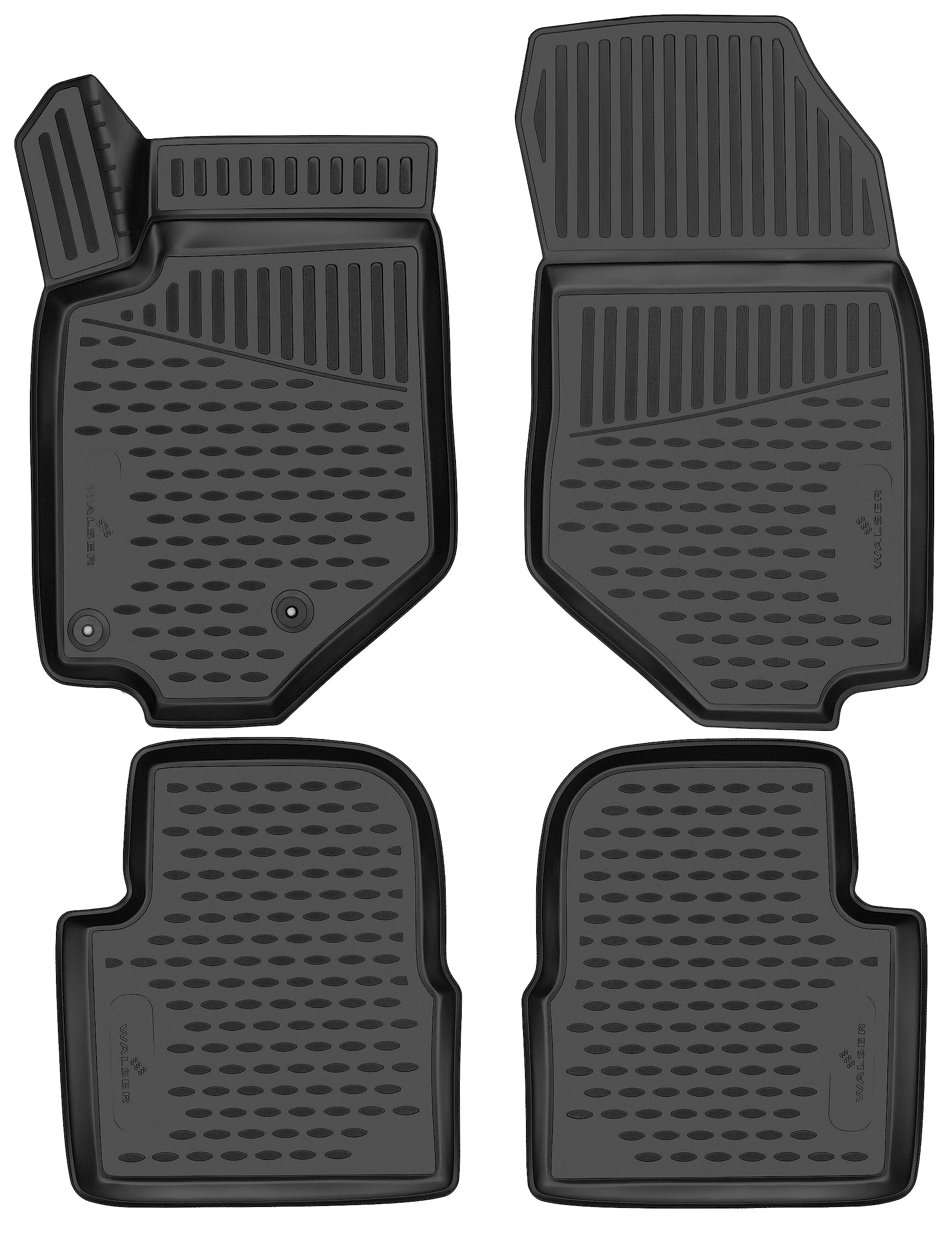 Walser Tappetini in Gomma per Auto XTR su Misura Compatibile con Peugeot 2008 2 08/2019-Oggi
