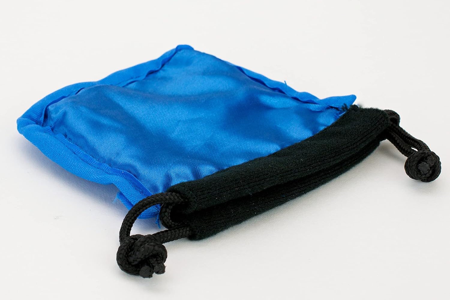 Classic Small Dice Bag - 3.75 inches x 4 inches with drawstring tie - Perfect for up to 21 polyhedral dice (Blue Interior)