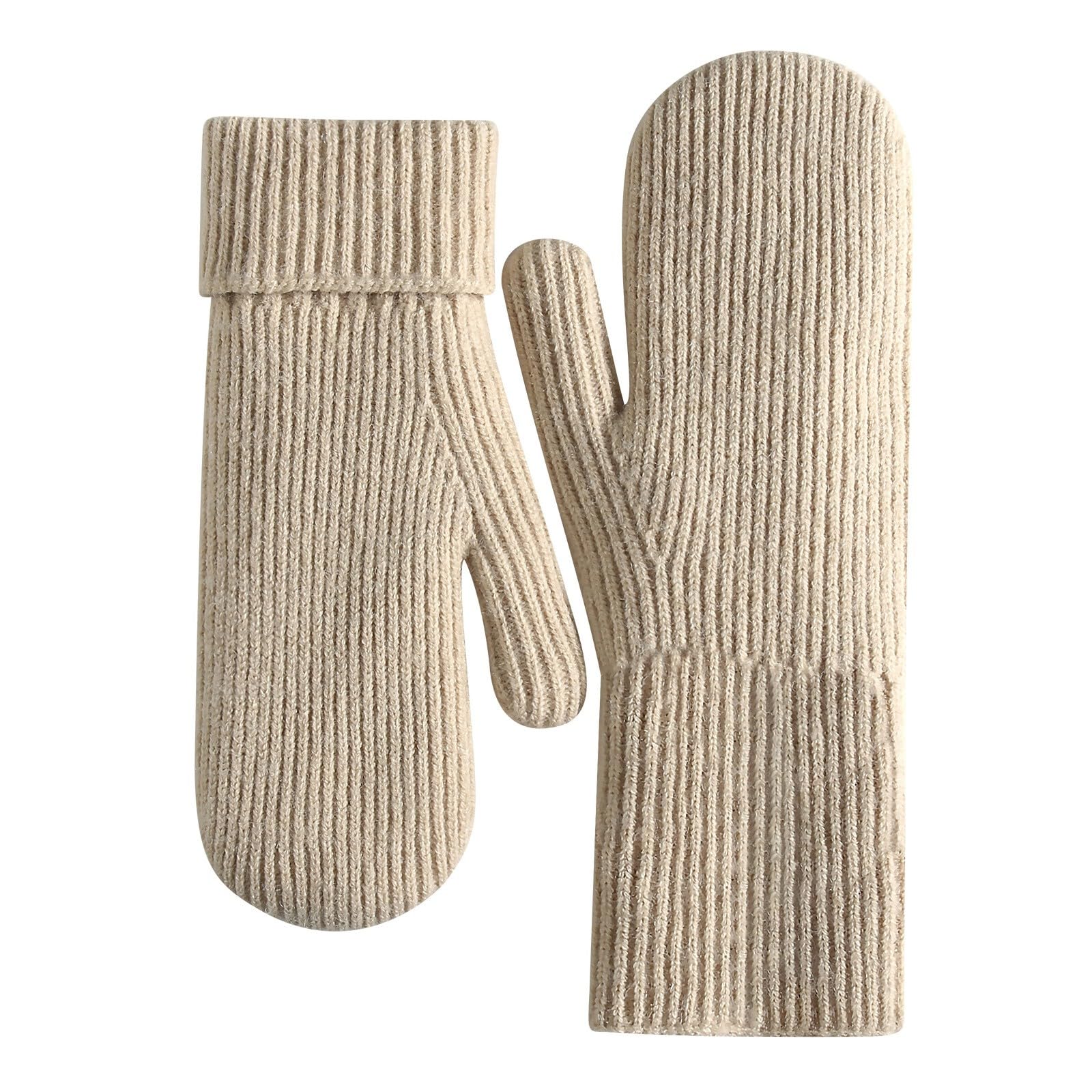 Gloves Winter Men Mens Womens Winter Gloves Insulated Waterproof Ski Snow Outdoor Activities Touchscreen Anti-Slip Cold Weather A1-Beige