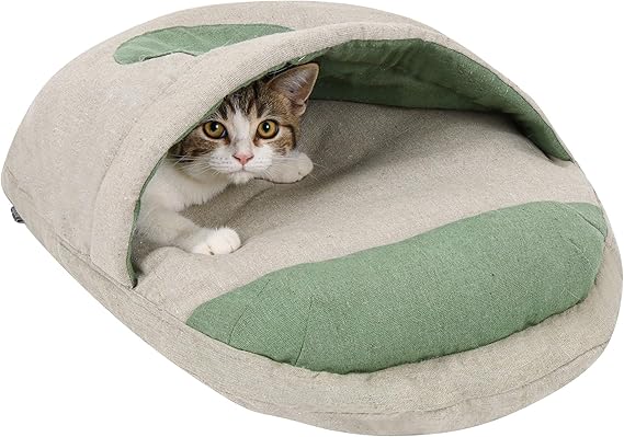 snuggly cat bed