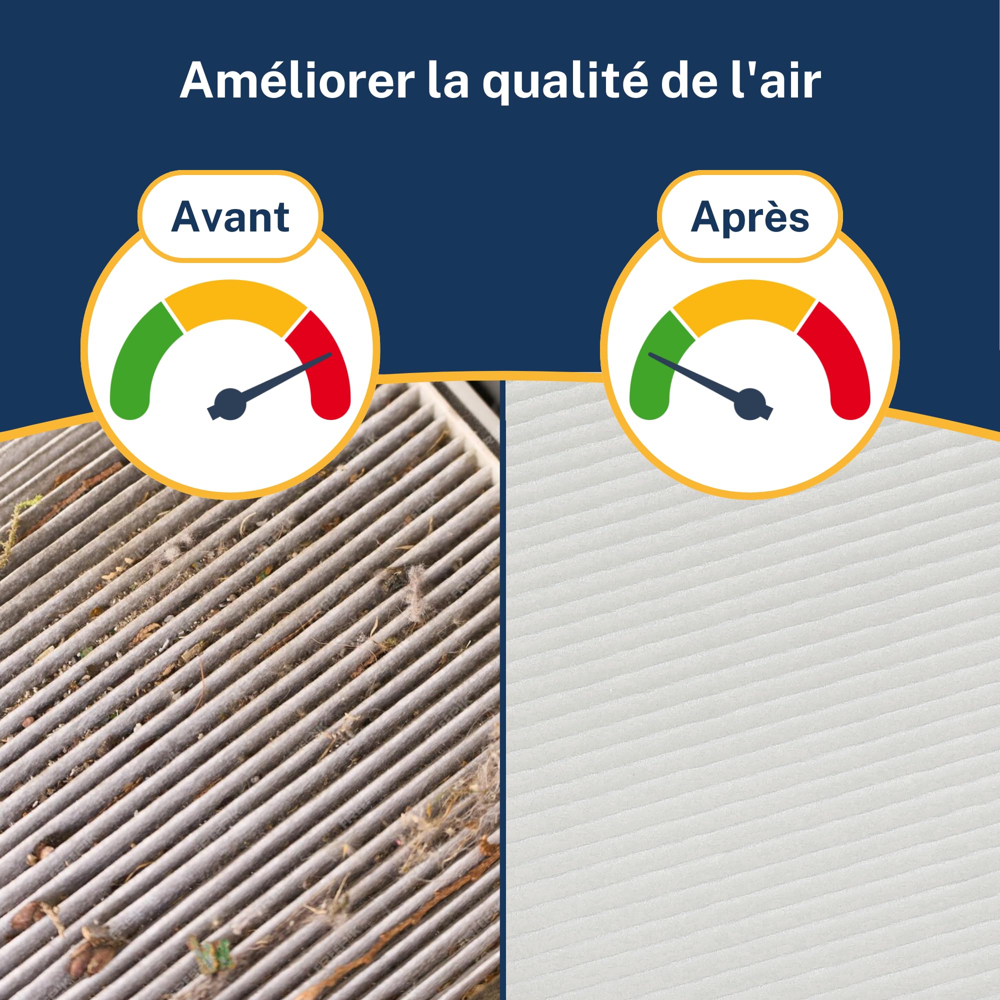 Tops Lot de 3 filtres F7 miniplis - Compatibles Atlantic Duolix Max & Duolix Max Hygro - Filtration haute performance ISO ePM1 70%