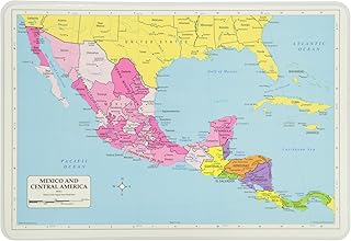 Painless Learning Mexico and Central America Placemat, 12 x 17 1/2 inches
