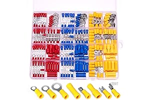 Ginsco Solderless Connectors for Wiring - Assortment Kit