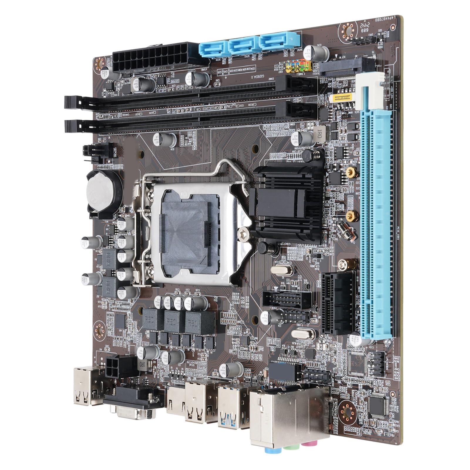 Elprico LGA 1151 Płyta Główna, H110 (6/7./8. generacji) Płyta Główna Gier, DDR4, NVME/NGFF M.2, SATA3.0 6 GB dla Core I7 8700 8700K, I5 8600K, 8600,8500,8400, I7 7700K, I7 7700, I5