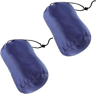 Xmas down Jacket Travel Storage Bag Organizer, 2pcs Oxford Cloth | 13x7 Inch Portable Sack for Clothes and Camping, Secure Closure, Space Saving Organization