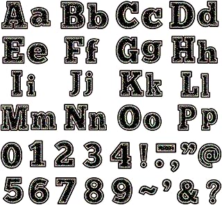 Capoda 98 Pcs Black Magnetic Letters Classroom Black Alphabet Letters 3 Inch Classic Magnetic Alphabet Confetti Classroom Alphabet Letters Numbers Bulletin Board Magnetic Numbers for Education