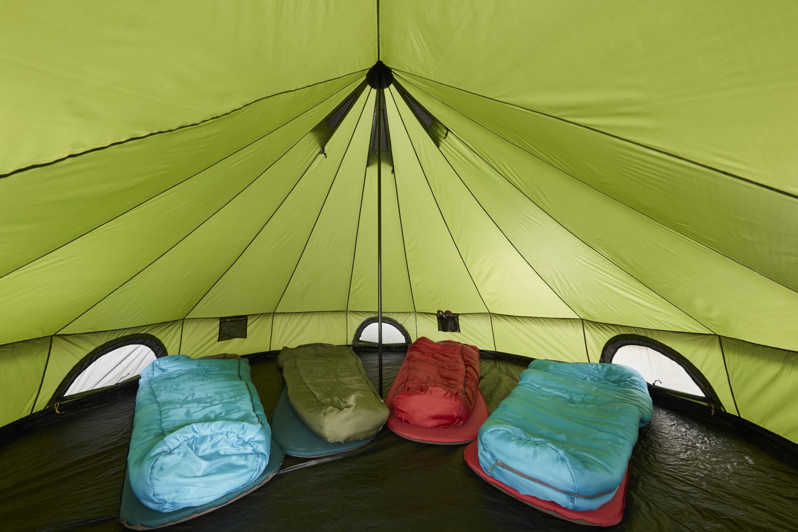 Grand Canyon Indiana 8 – Tenda rotonda per 8 persone | tenda familiare, tenda di gruppo, tenda a piramide