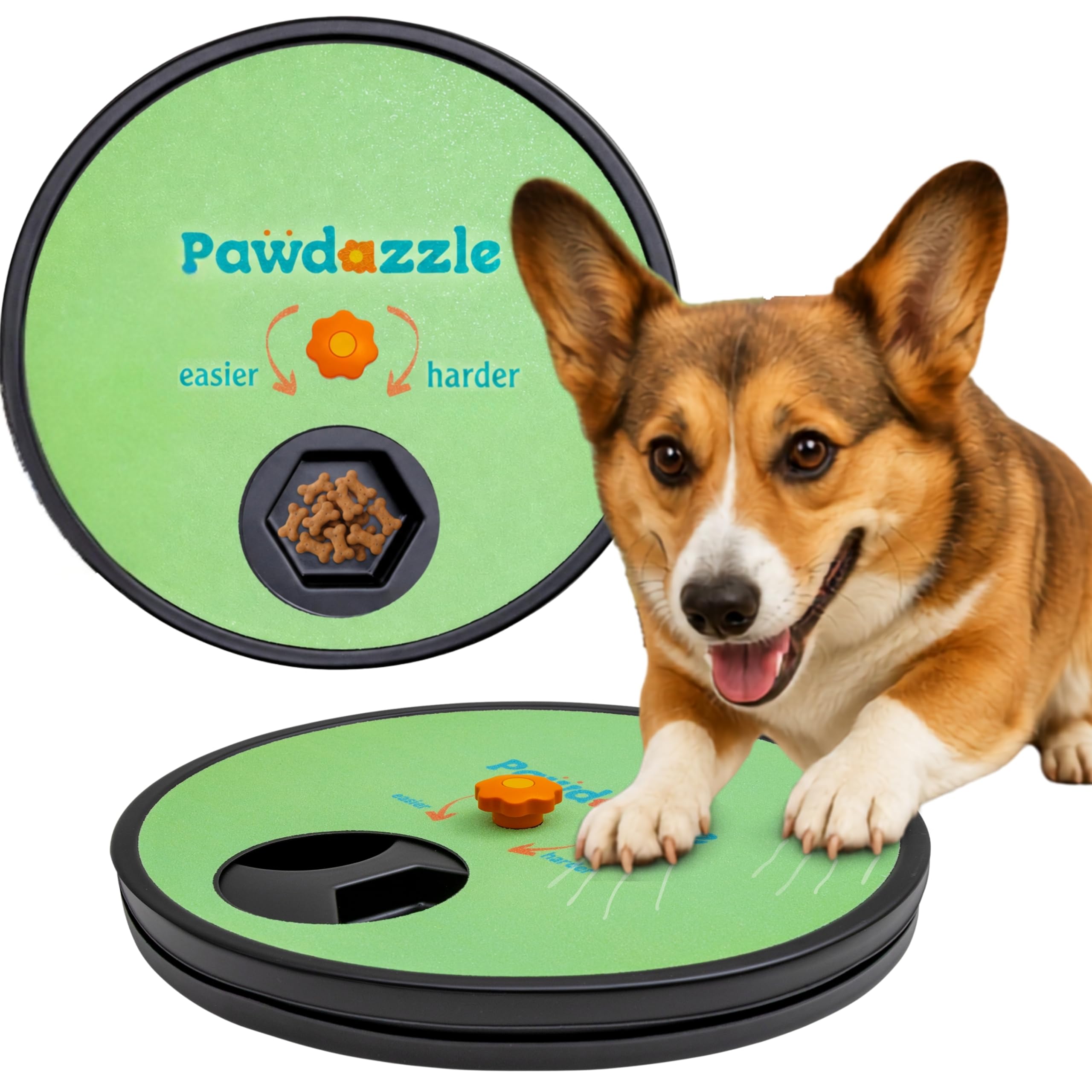 Pawdazzle Adjustable Dog Nail Scratch Board with Treat Box