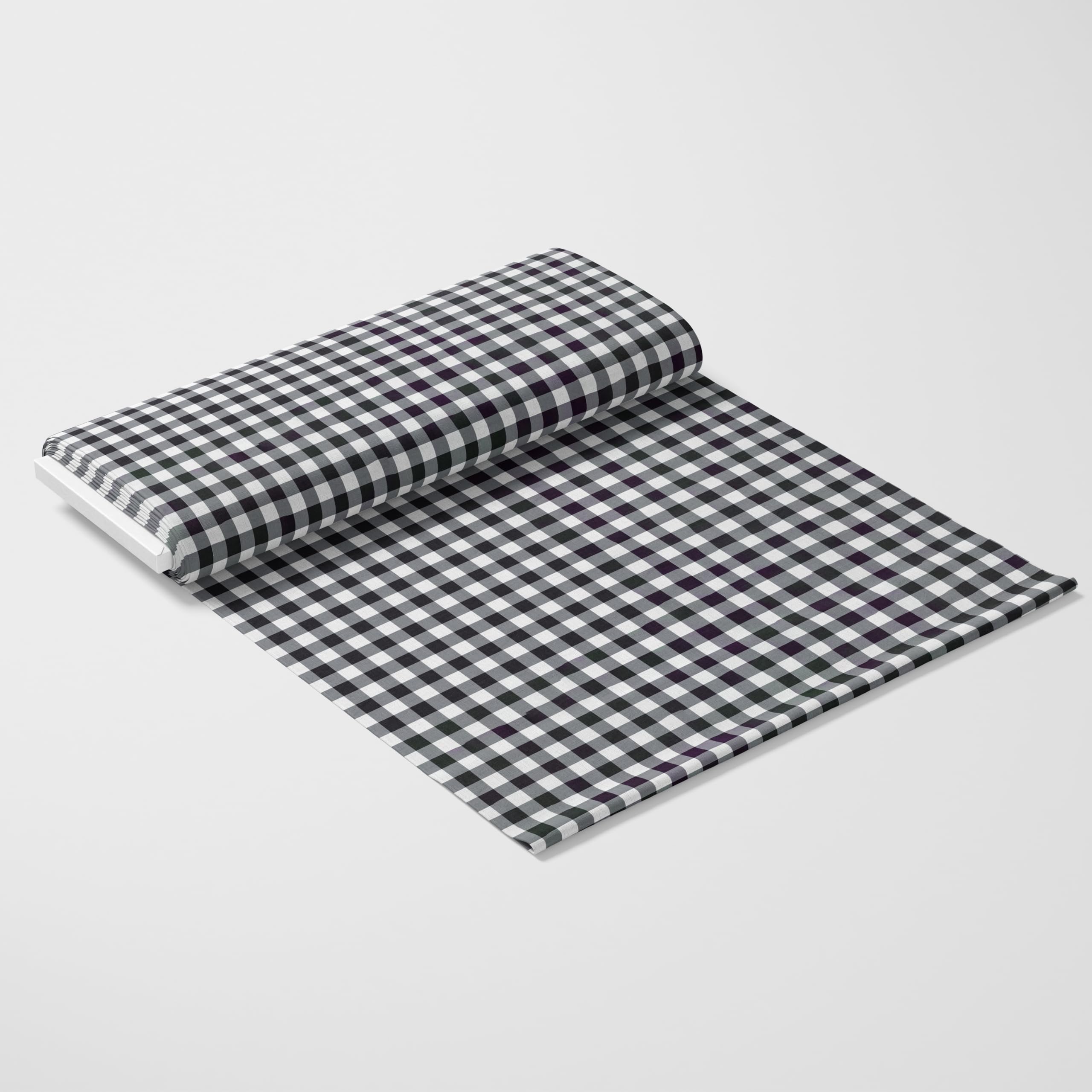 Gingham Polycotton Fabric by The Meter – 1 Inch Check, 114cm (45 Inch) Wide, Lightweight, Durable, Sewing, Dressmaking, Crafts, Quilting, Tablecloth (Brown) -Craft Queen LTD