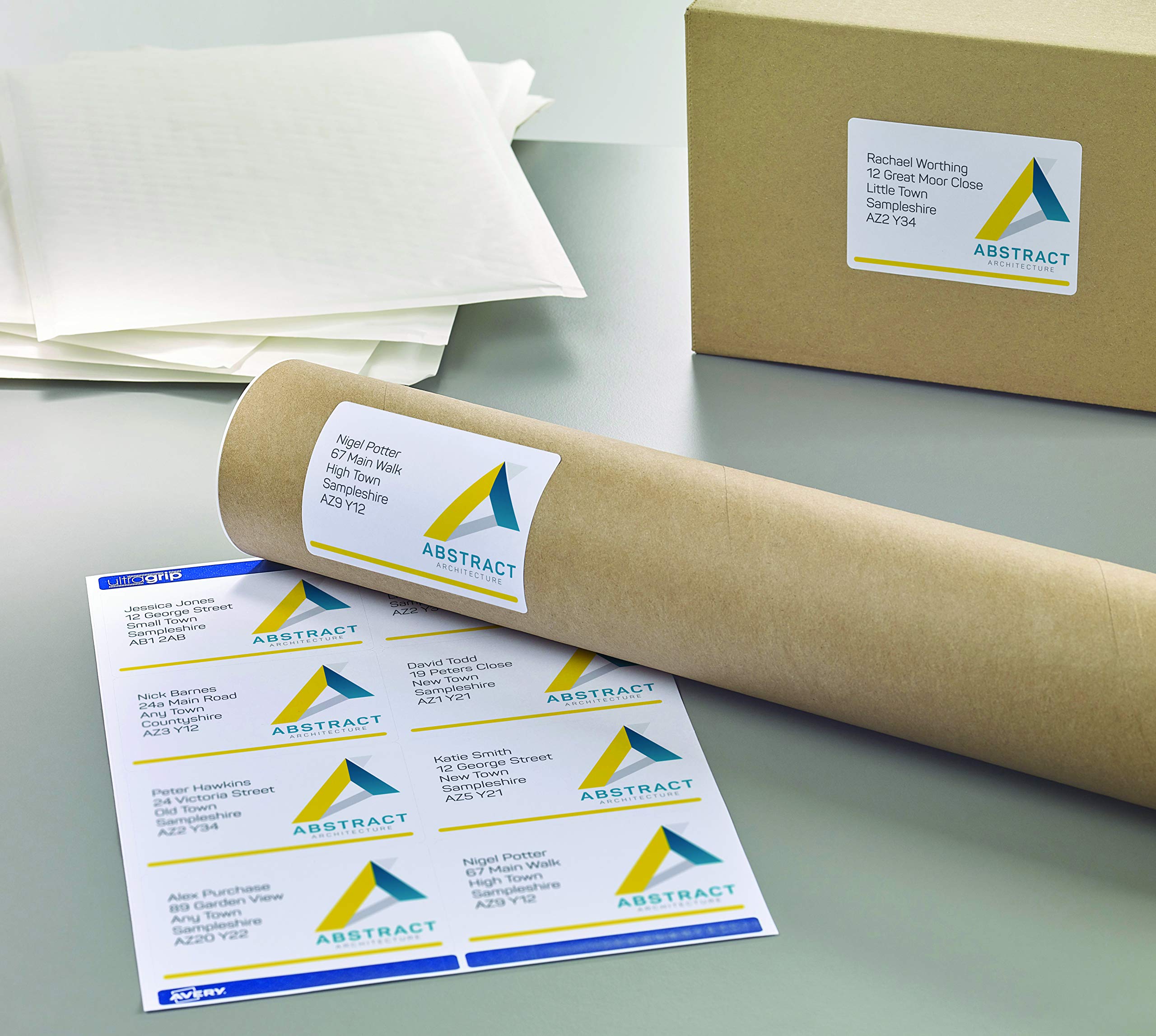 Etichette Adesive Avery L7167-100 - Carta Bianca, 100 Fogli A4, Adesivo Permanente - Foto 10