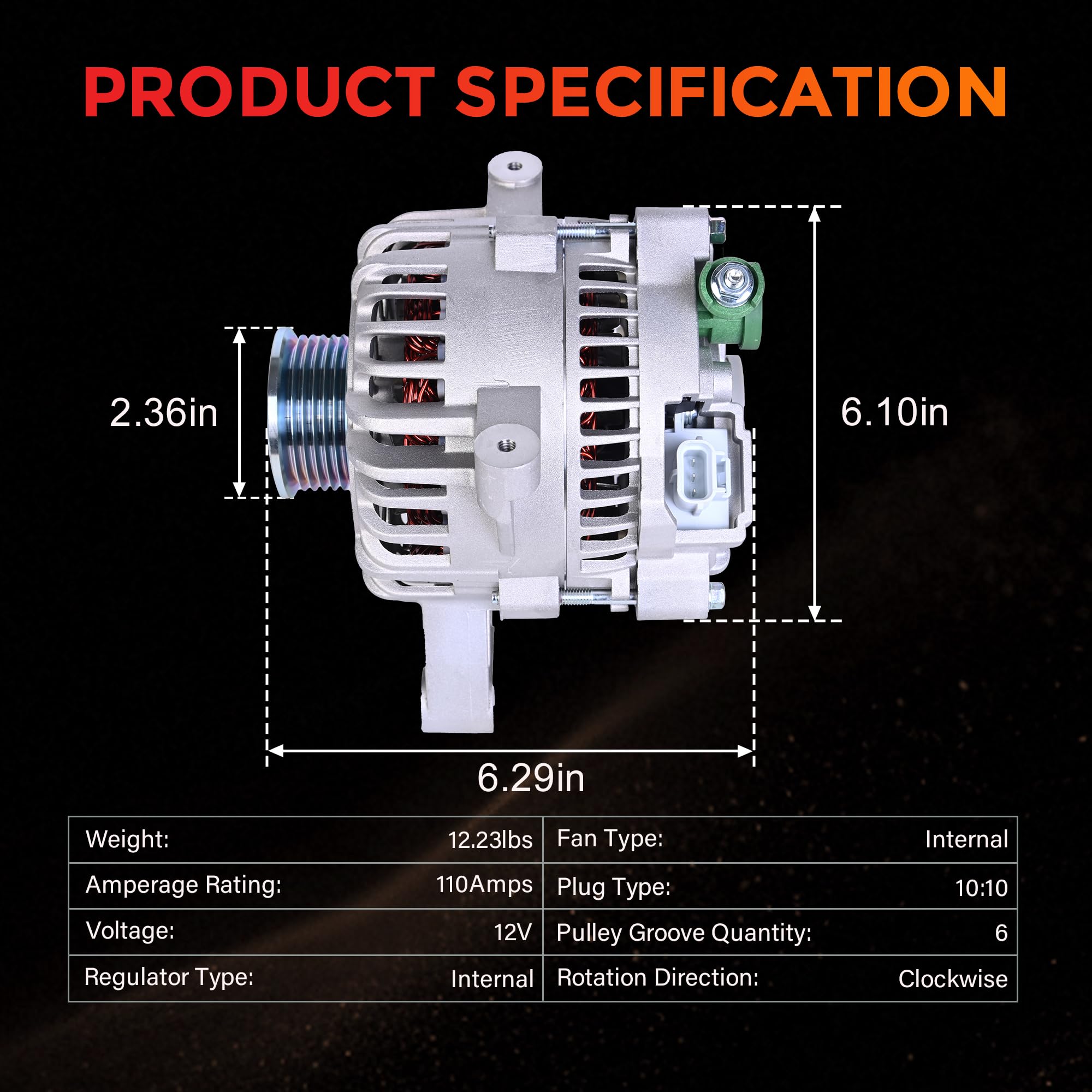 Power Steering Pump W/ Pulley For Ford E-350 E-450 2011-2019 V10 6.8L - Foto 12