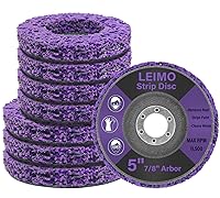 Vista 1 de Paquete de 8 discos de tira para amoladora angular, rueda de extracción de óxido de pintura, discos comedores de pintura para amoladora angular