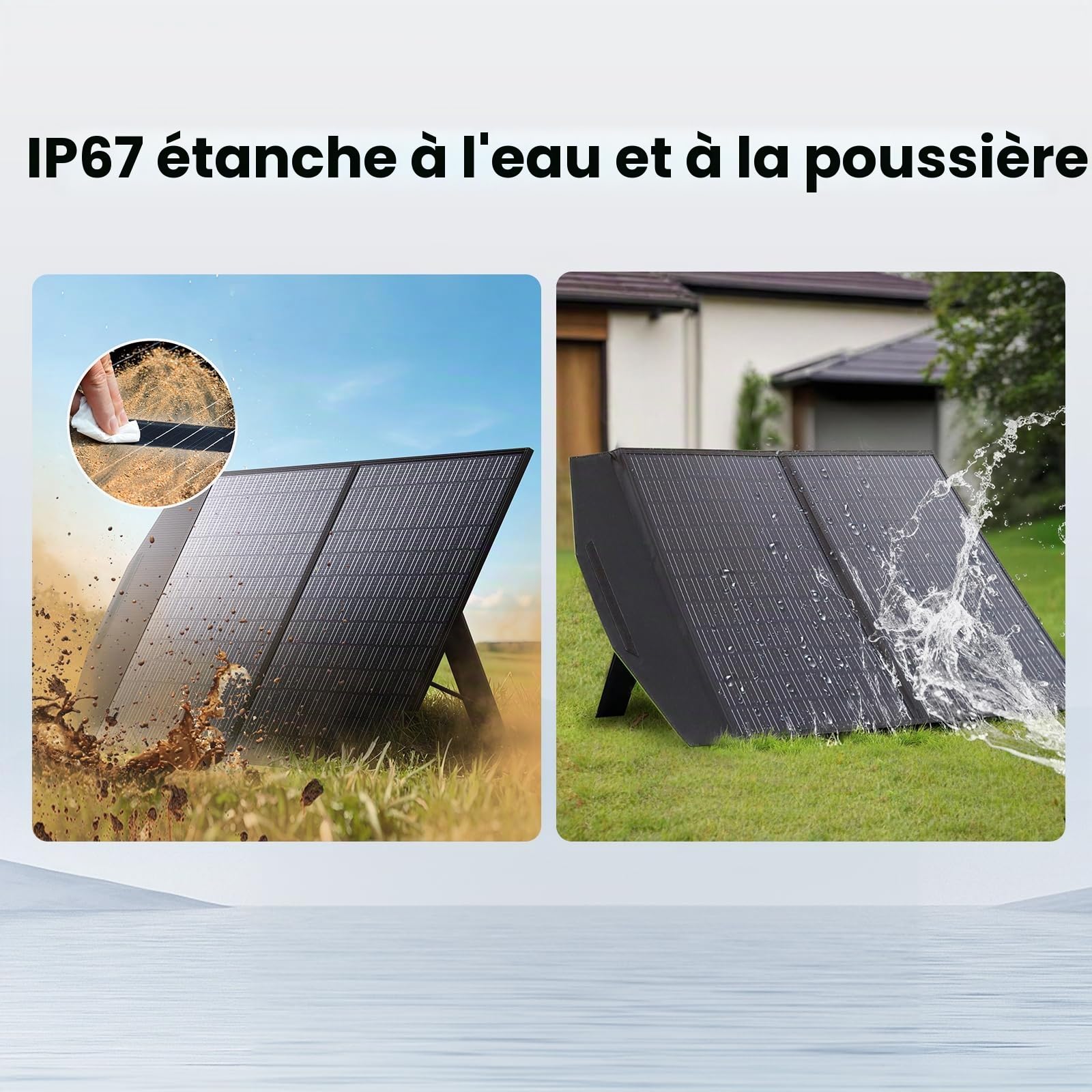portable Chargeur de panneau solaire /de cellule solaire pliable extérieur de Camping pour générateur solaire/centrale électrique ALLPOWERS 100W pour ordinateurs portables