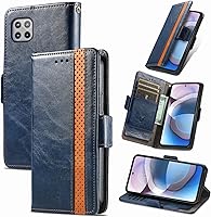 Vista 185 de Funda para Honor X7, Funda para Honor Play 30+ Plus Funda de piel sintética con ranuras para tarjetas Funda con soporte abatible Rojo