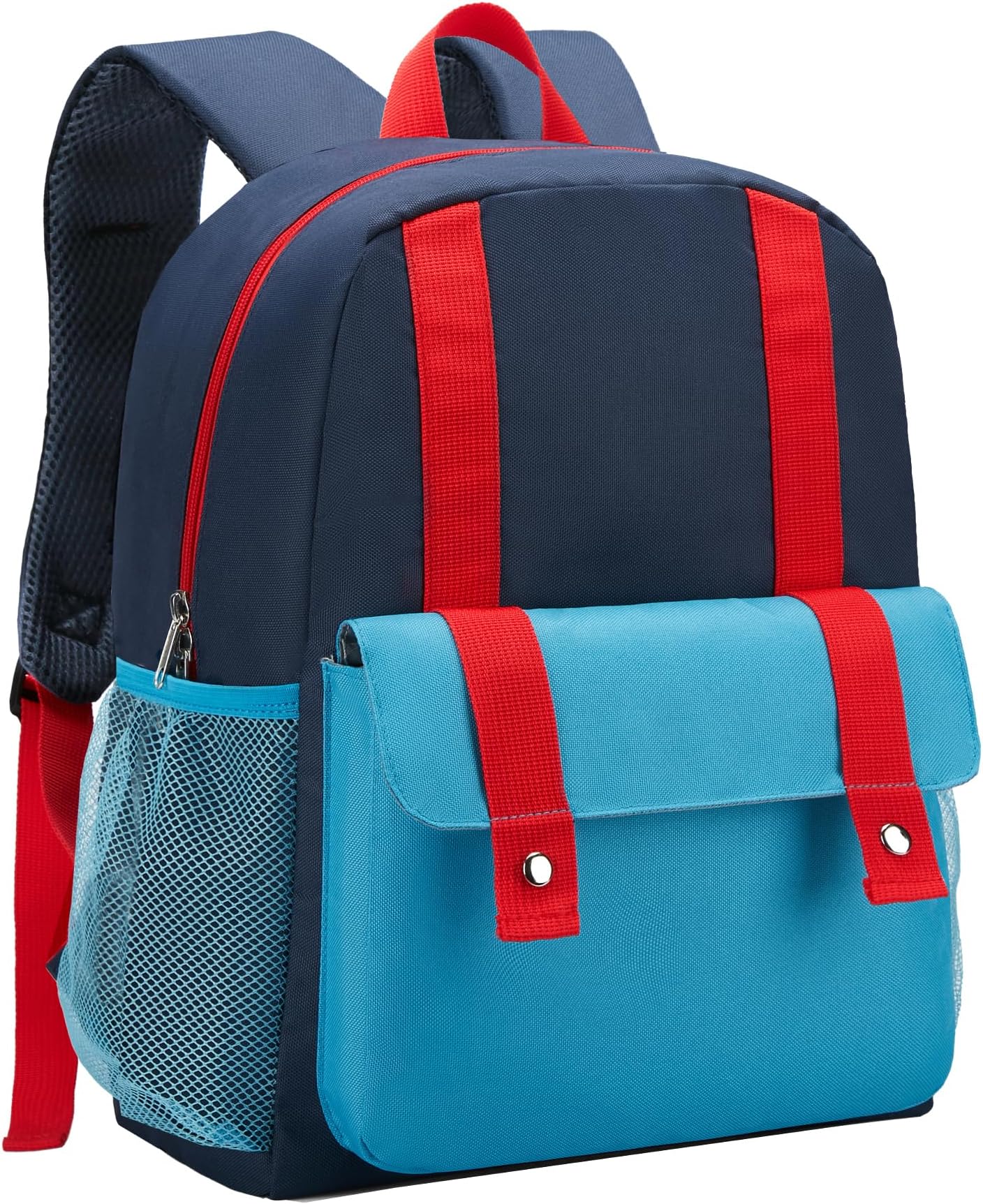 VorspackToddler Backpack for Girls Boys - Little Kids Backpack Cute Preschool backpack for Aged 3-8 Small Kindergarten Backpack for School - Blue