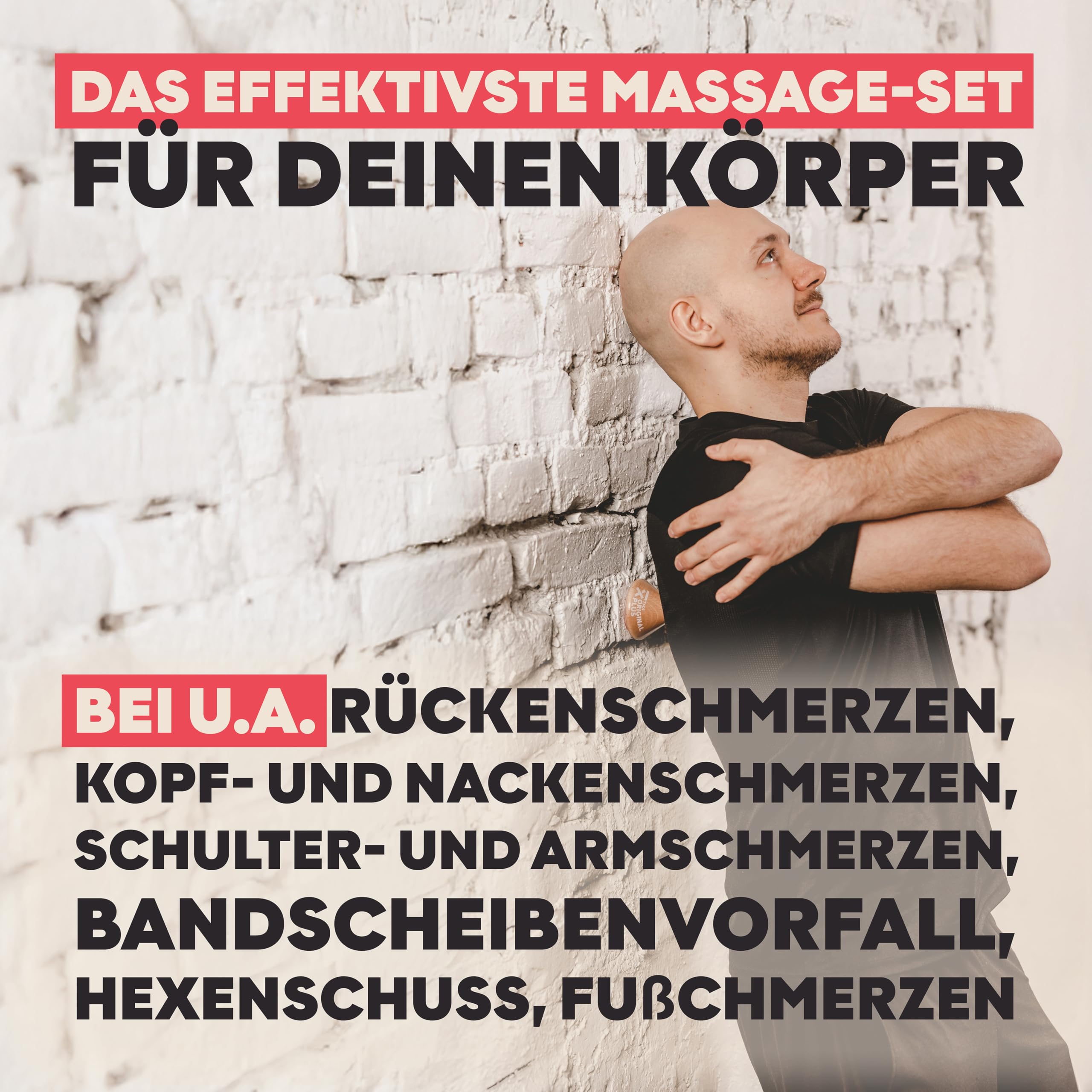 TMX® Komplett-Bundle | Massage-Set | Akupressur gegen muskuläre Schmerzen | Schmerzpunktmassage | Triggerpunktdrücker | Triggerpoint-Massage | 5 Trigger-Tools in einem Set
