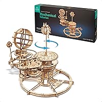 UGEARS Tellurion Meccanico 3D Puzzle - Regalo per la Festa del Papà Terra e Luna Puzzle