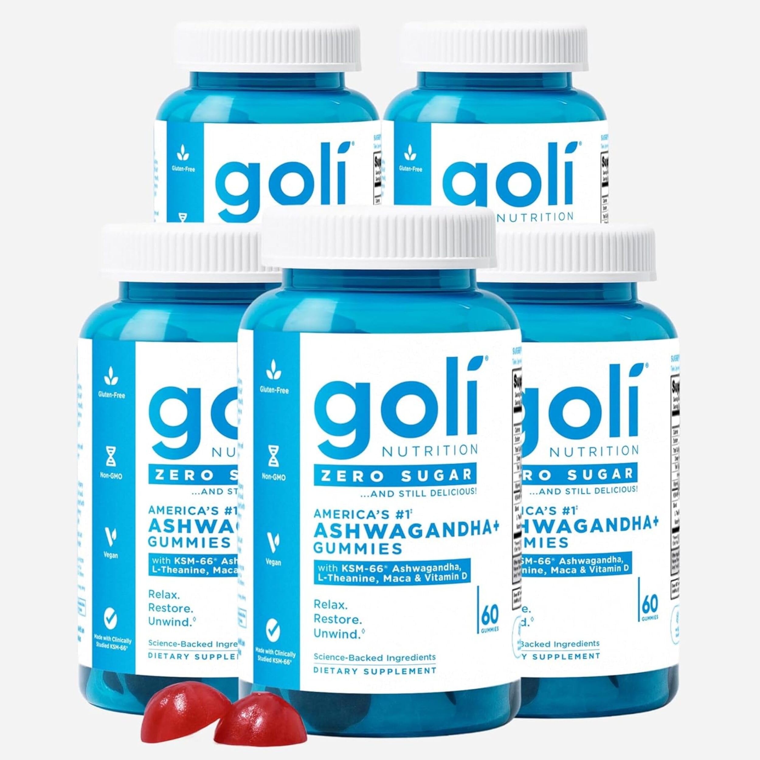 ALO　BAGOON チチャロン　コルゲート　コーヒー　シルカ　シニガン Amazon.com: Goli Zero Sugar Ashwagandha Gummies, 60 Count Each (5