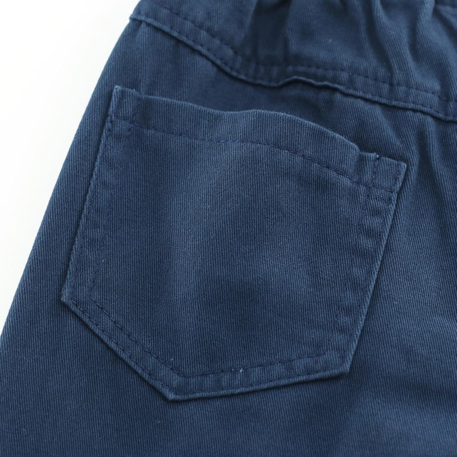 Kids Pants Boys with Solid Color, Boys Slacks Pull on Pants for School - Image 7