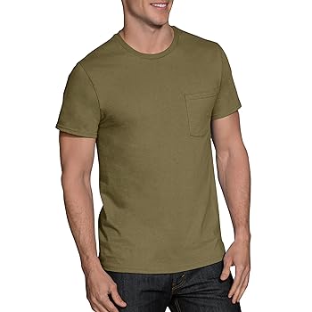 Fruit of the Loom Men's Pocket T-Shirt Multipack (5 Pack