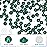 Emerald Rhinestones Flatback Rhinestone for Crafts Glass Nail Rhinestones Nail Gems Crystals for Makeup Bags Shoes Decoration DIY(SS30,288pcs,Emerald)