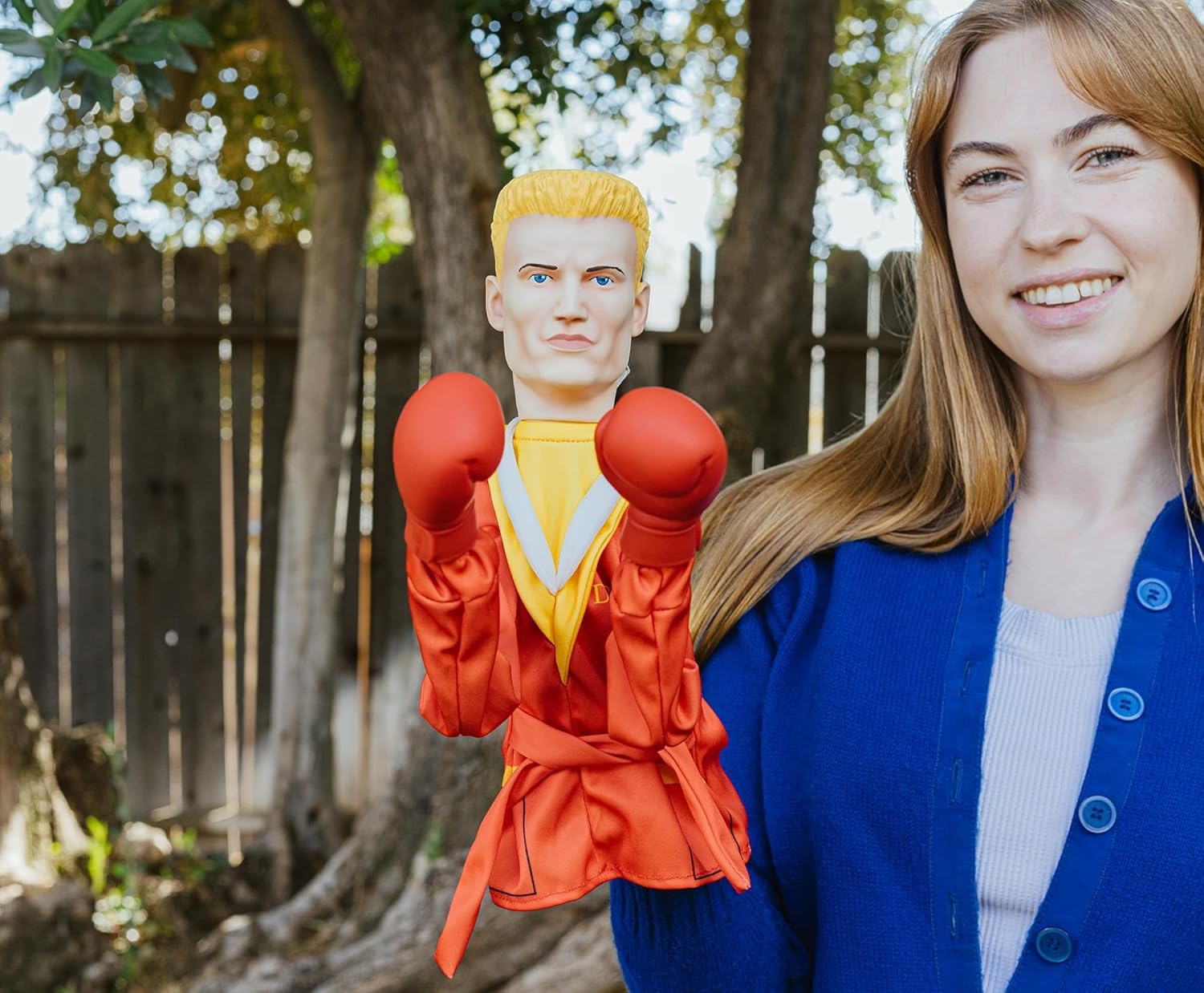 Rocky Reachers Ivan Drago 13-Inch Boxing Puppet | Retro '80s Movie Collectible