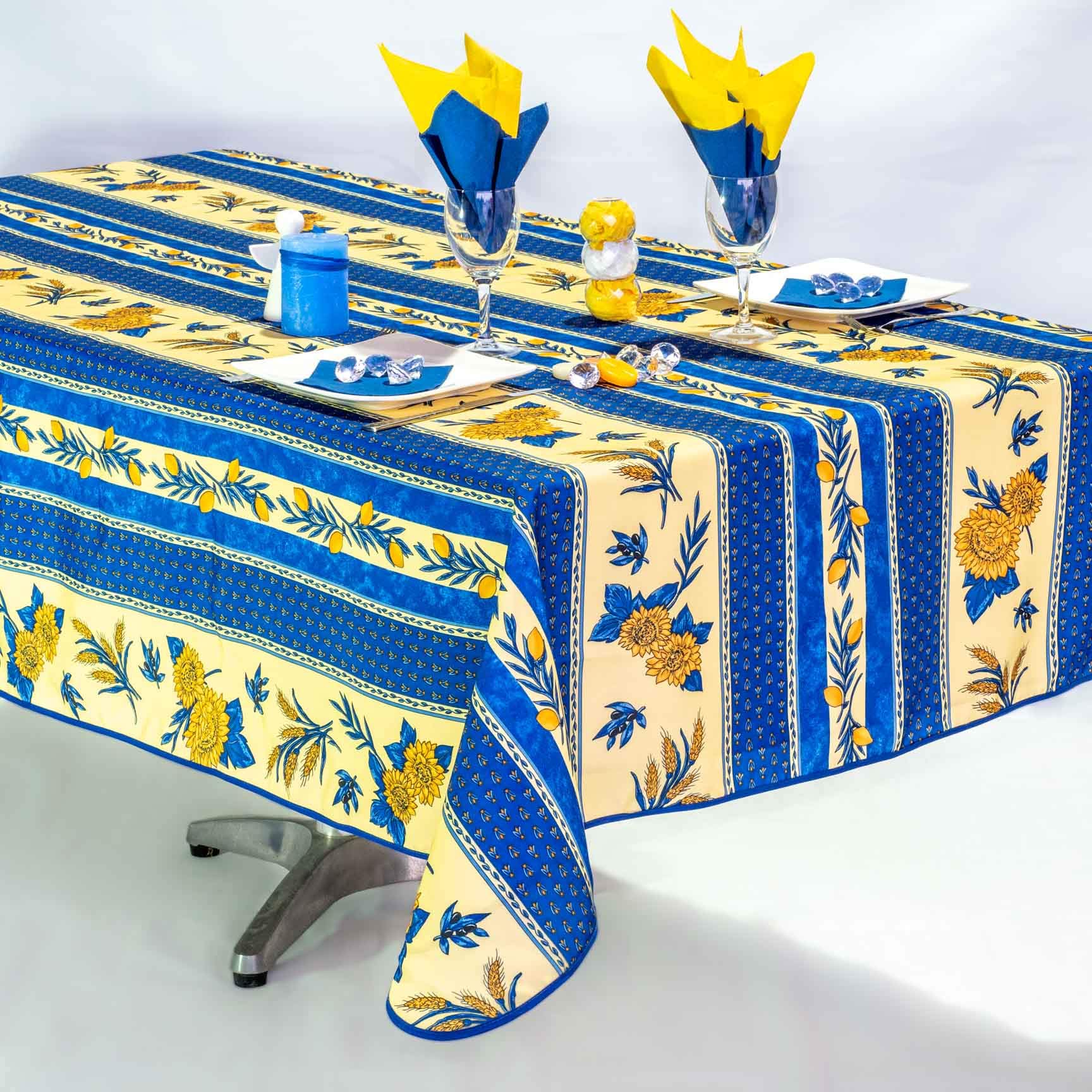 Mantel Rectangular De Poliéster Lavable, Resistente A Las Manchas Y A Las Arrugas, Mantel Decorativo De Tela Para Mesa De Comedor, Fiestas De Bufé Y Camping (54 X 108 Pulgadas, Flor