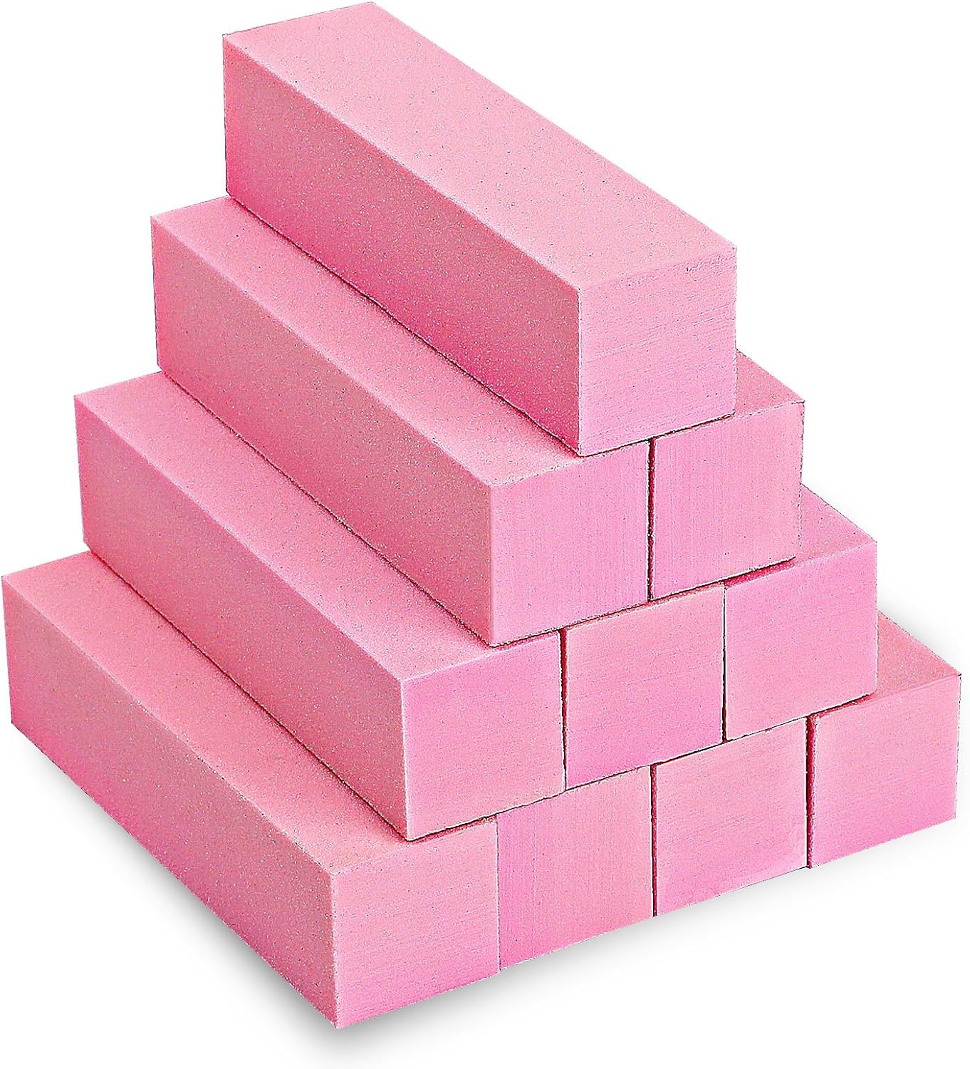 10 PCS Nail Buffer Blocks 4 Way Sanding Buffers for Gel