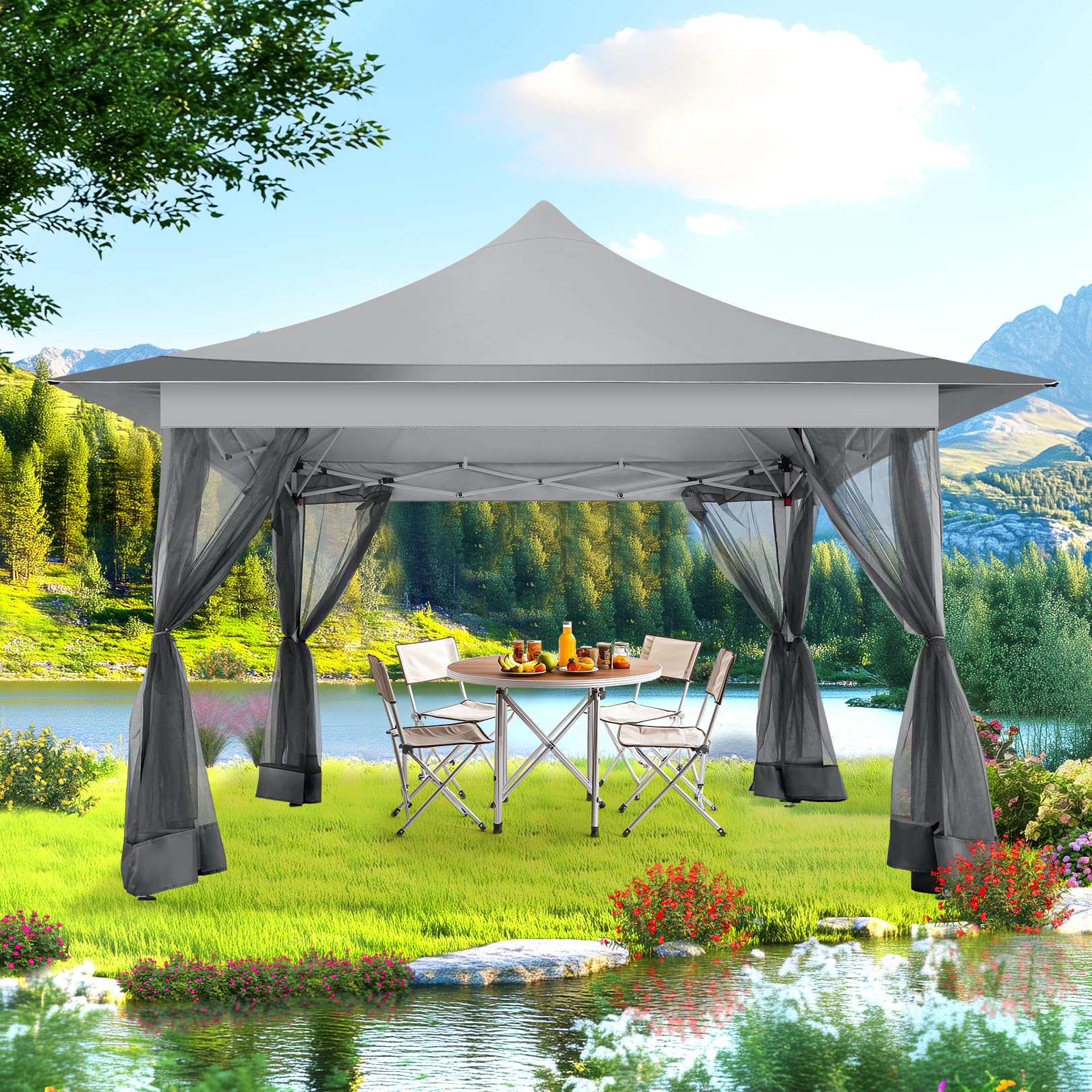 Cobizi 12x12 Pop Up Gazebo On Clearance Canopy Tent Easy 