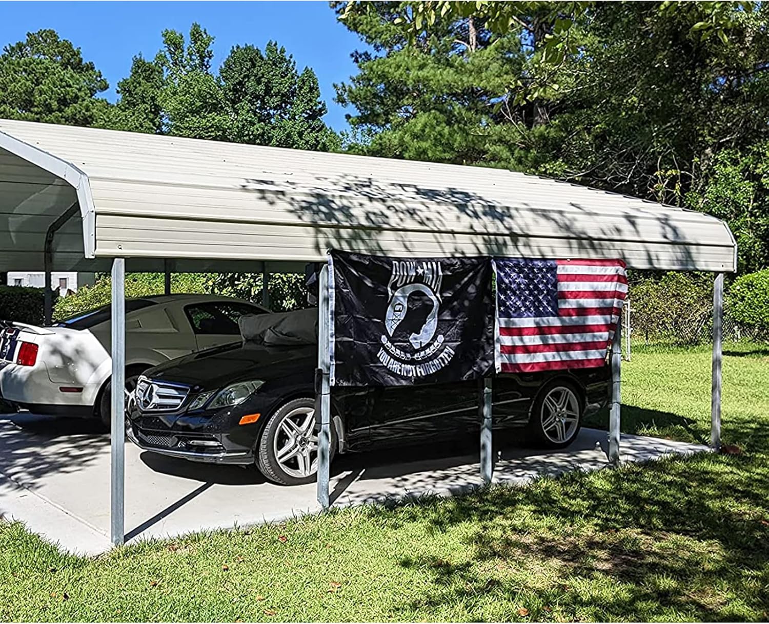 Homissor Pow Mia Flag Embroidered 3x5 Outdoor - Heavy Duty Double Sided You are Not Forgotten War Flags 300D Military Pow Flags for Outside - Image 7