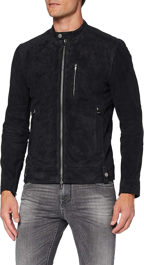 sisley leather jacket